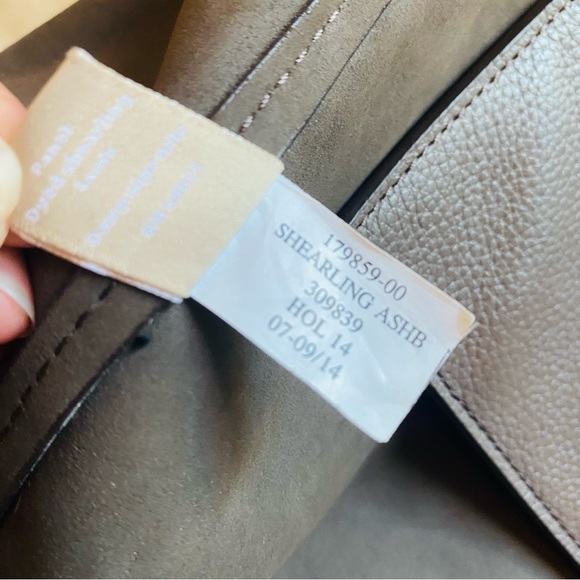 Banana Republic Ashbury Shearling Leather Tote - Picture 9 of 9